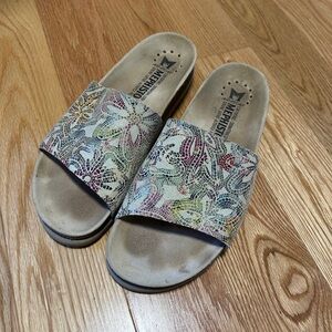 Mephisto Multicolor Floral Slides
